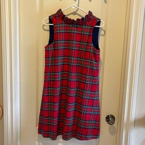 Vineyard vines holiday plaid dress.